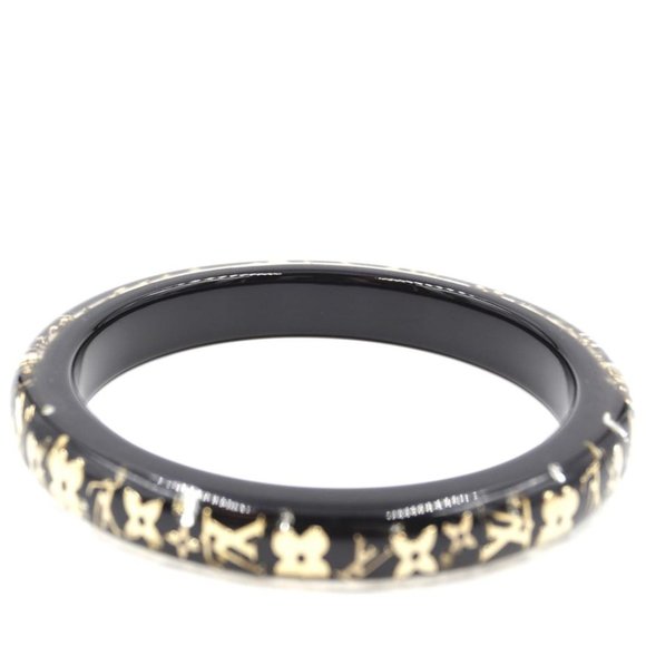Louis Vuitton Clear Monogram logo Inclusion Bangle - Picture 9 of 10